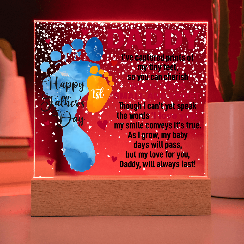 When I Was Small and Sweet - Acrylic Square