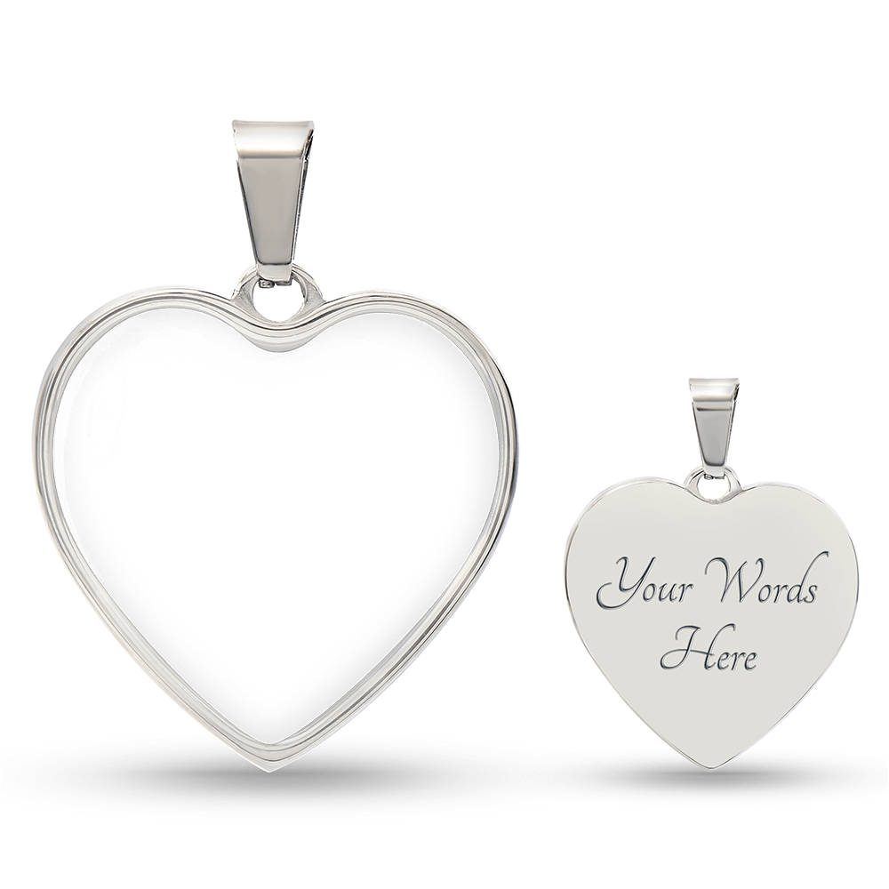 Grandma Loves You - Heart Necklace