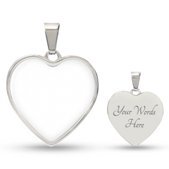 Grandma Loves You - Heart Necklace