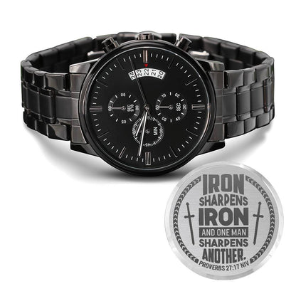 Iron Sharpens Iron (Proverbs 2717) – Men&
