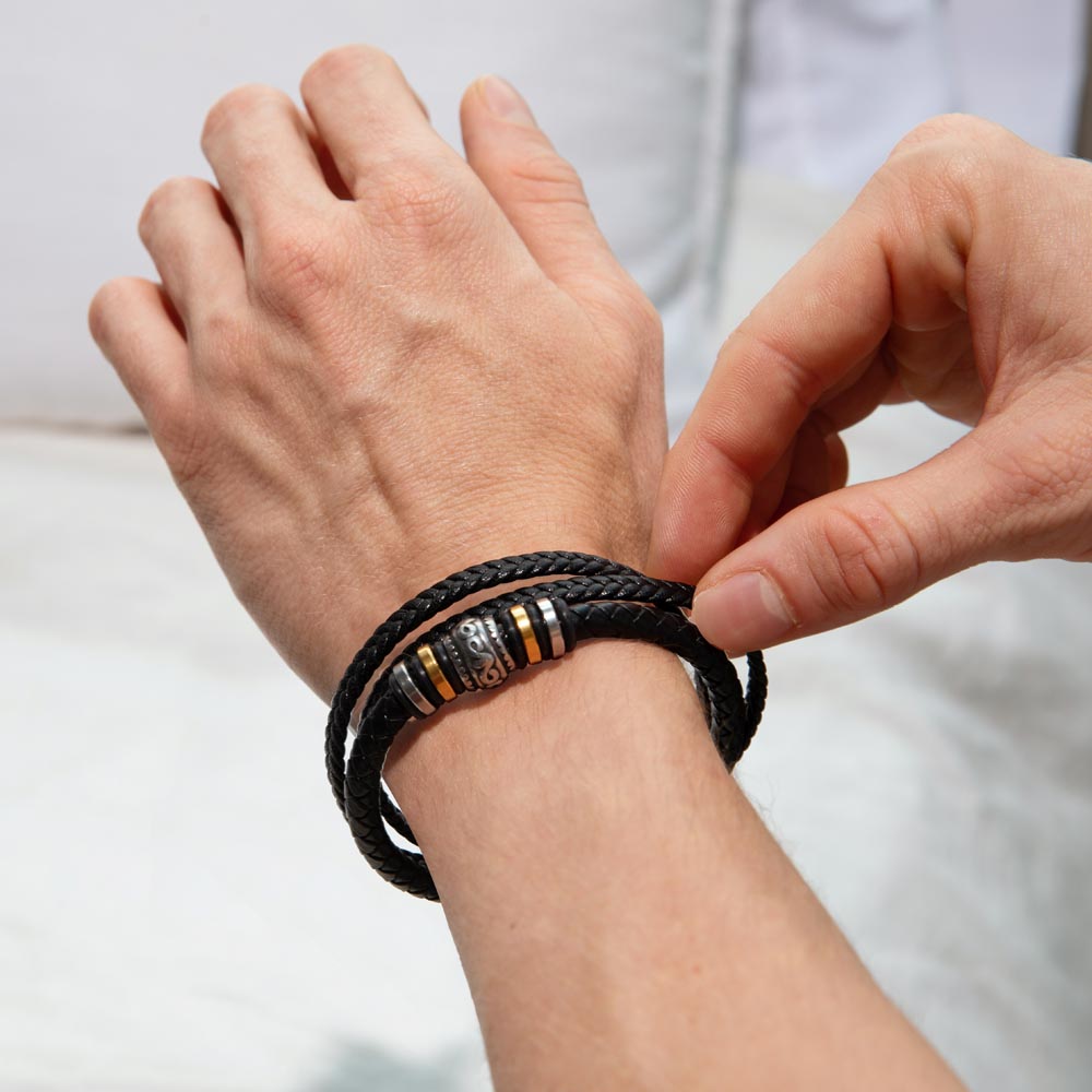Love You Forever Will Never Lose (To My Grandson) – Bracelet