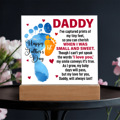 When I Was Small and Sweet - Acrylic Square