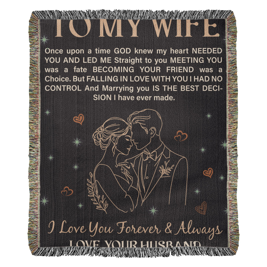 To My Wife - Heirloom Blanket