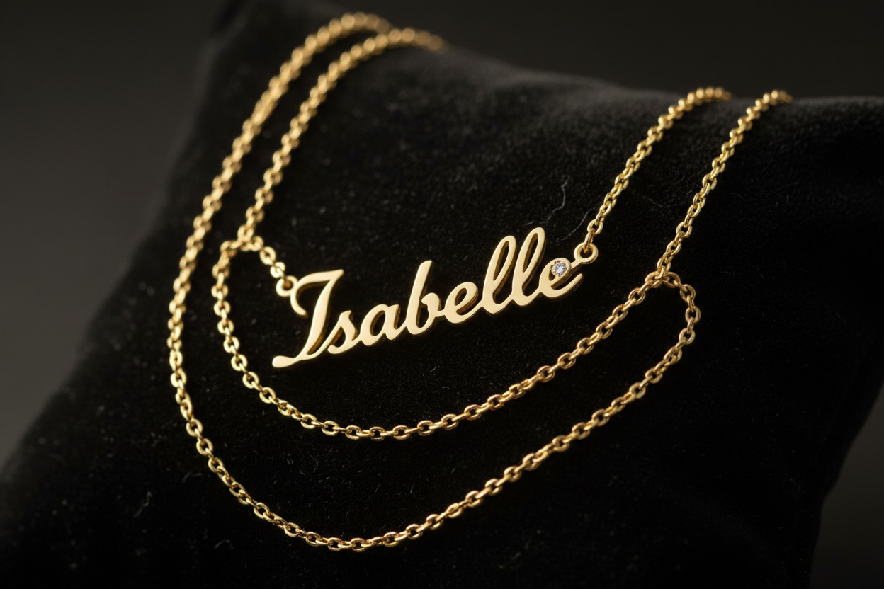 Gold Name Necklace